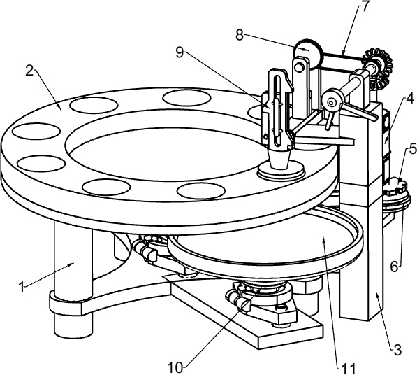 Tengxian rice cake pressing device