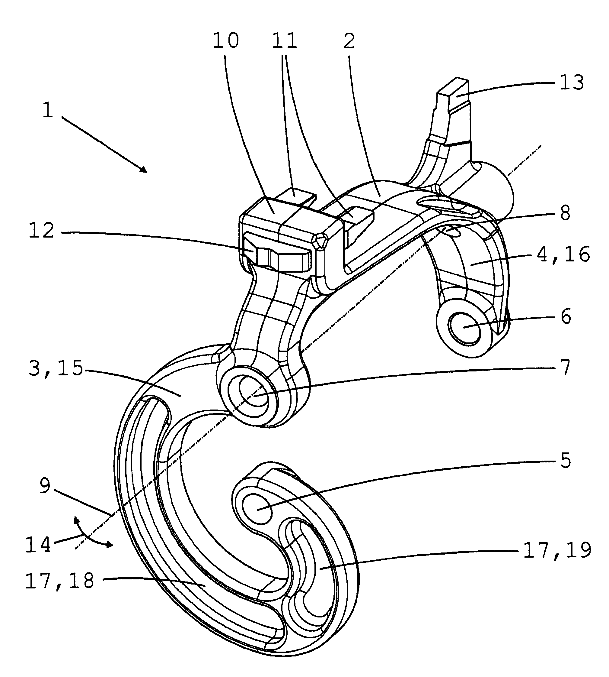 Shifting device for a manual transmission