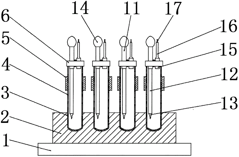 Anti-pollution detection test tube for laboratory medicine