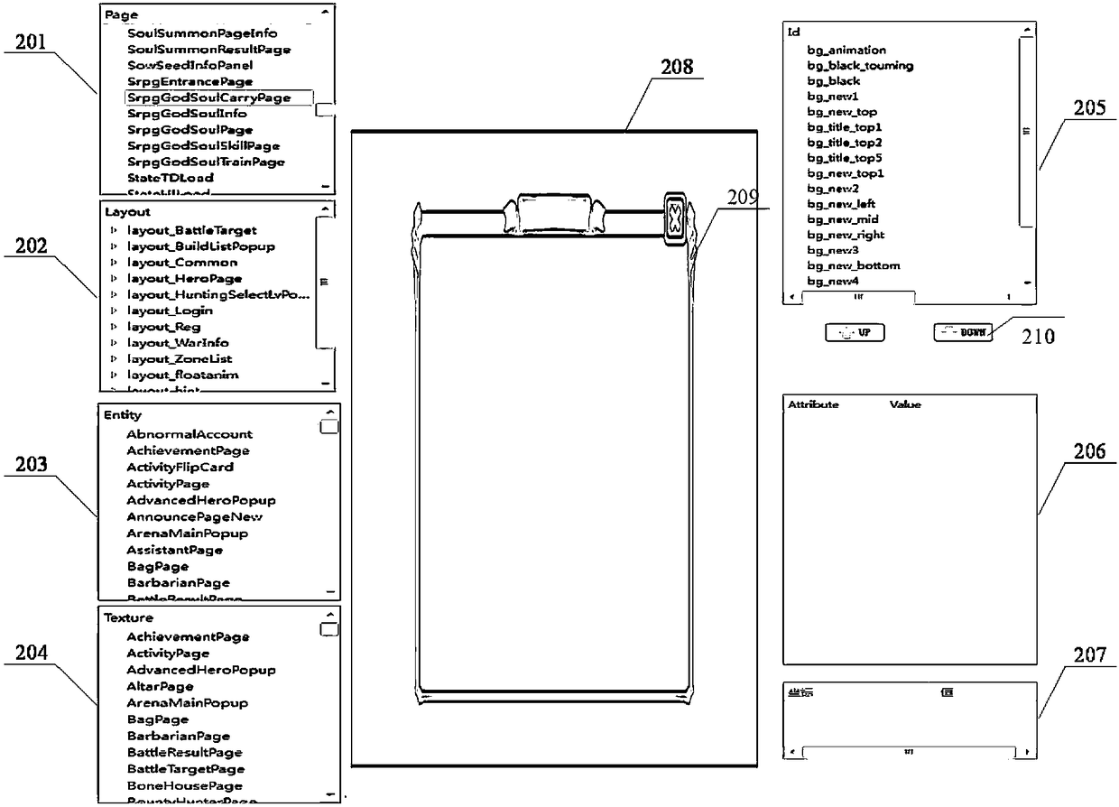 User interface editing method and user interface editor