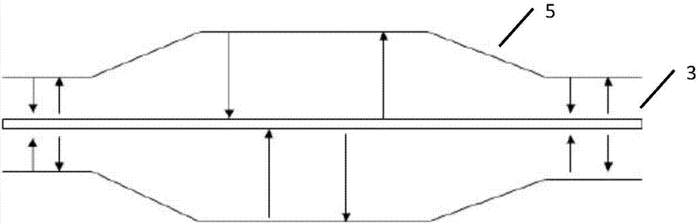 Conductive heating device of conductive blank