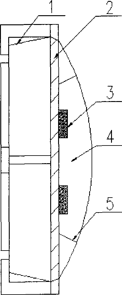 Multiple-in-one LED display screen module surface paste and display screen module