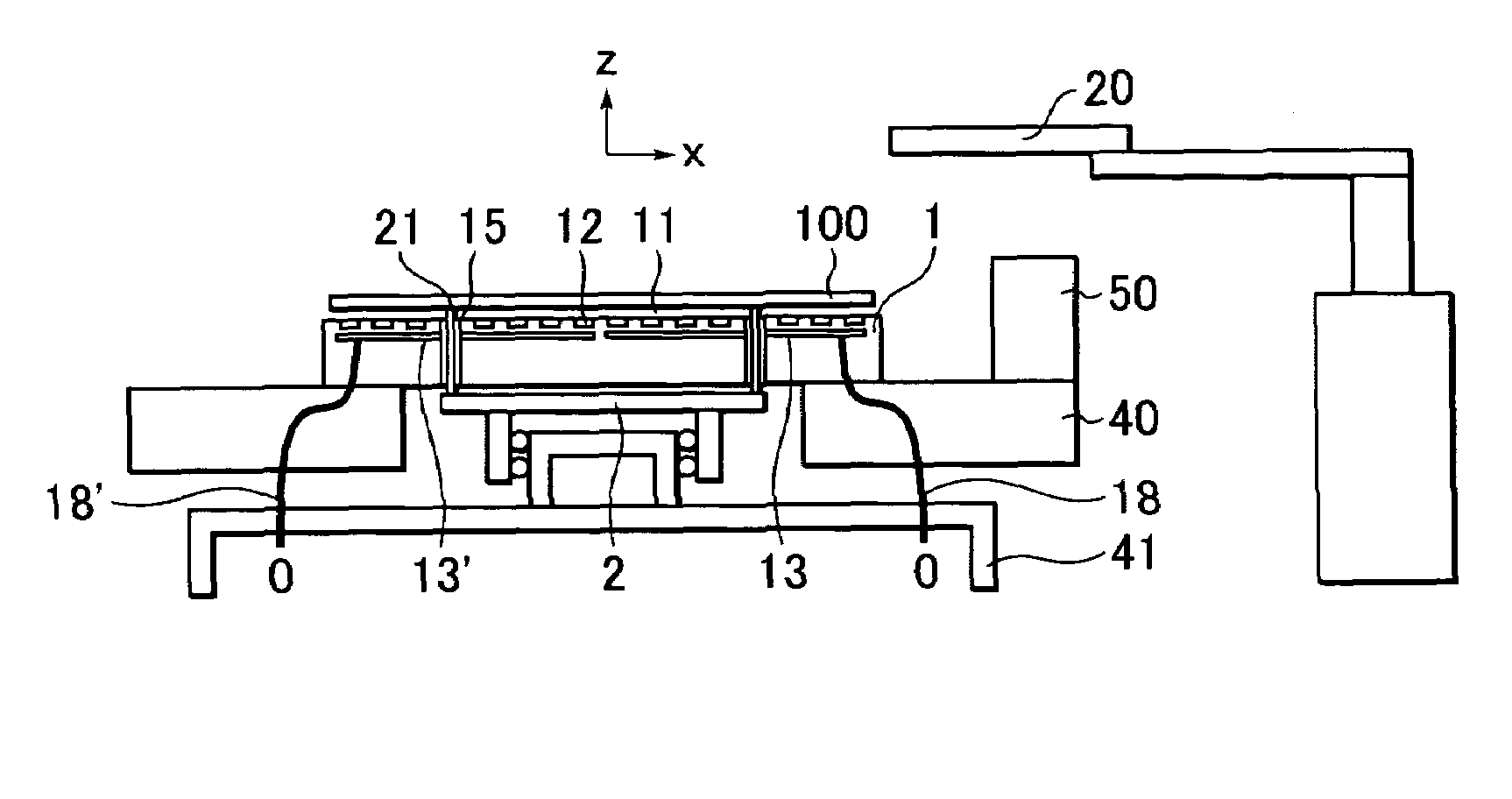 Substrate holding device, substrate processing apparatus using the same, and method for aligning and holding substrate