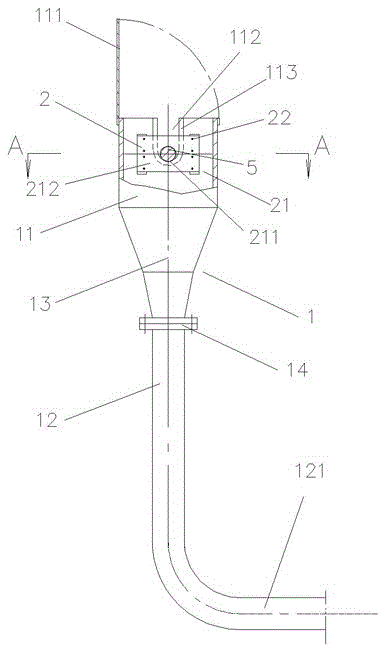 Flushing device for anchor connecting steel wire rope of platform maintenance work ship