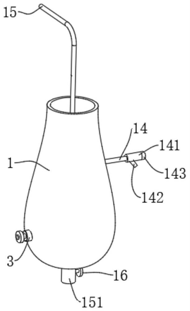 Novel ostomy bag capable of preventing infection