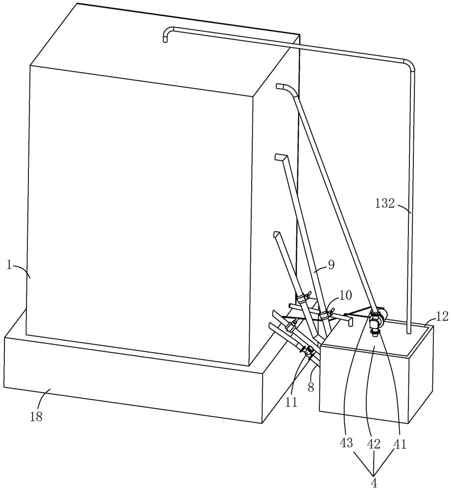 A shock-absorbing and heat-dissipating power cabinet for electric power engineering