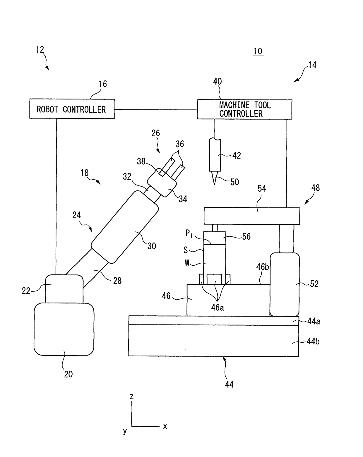 Method of machining workpiece by cooperation of machine tool and robot