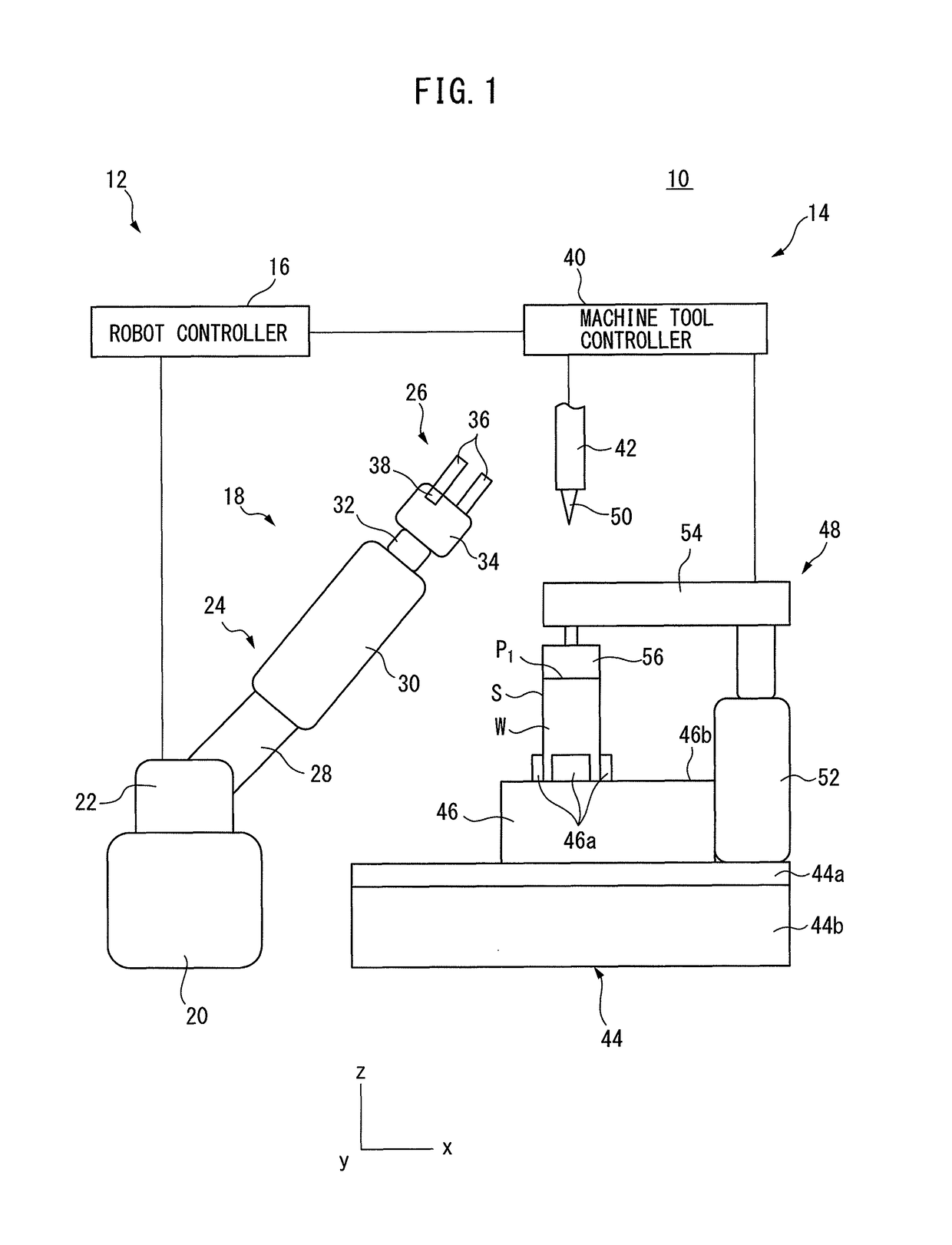 Method of machining workpiece by cooperation of machine tool and robot