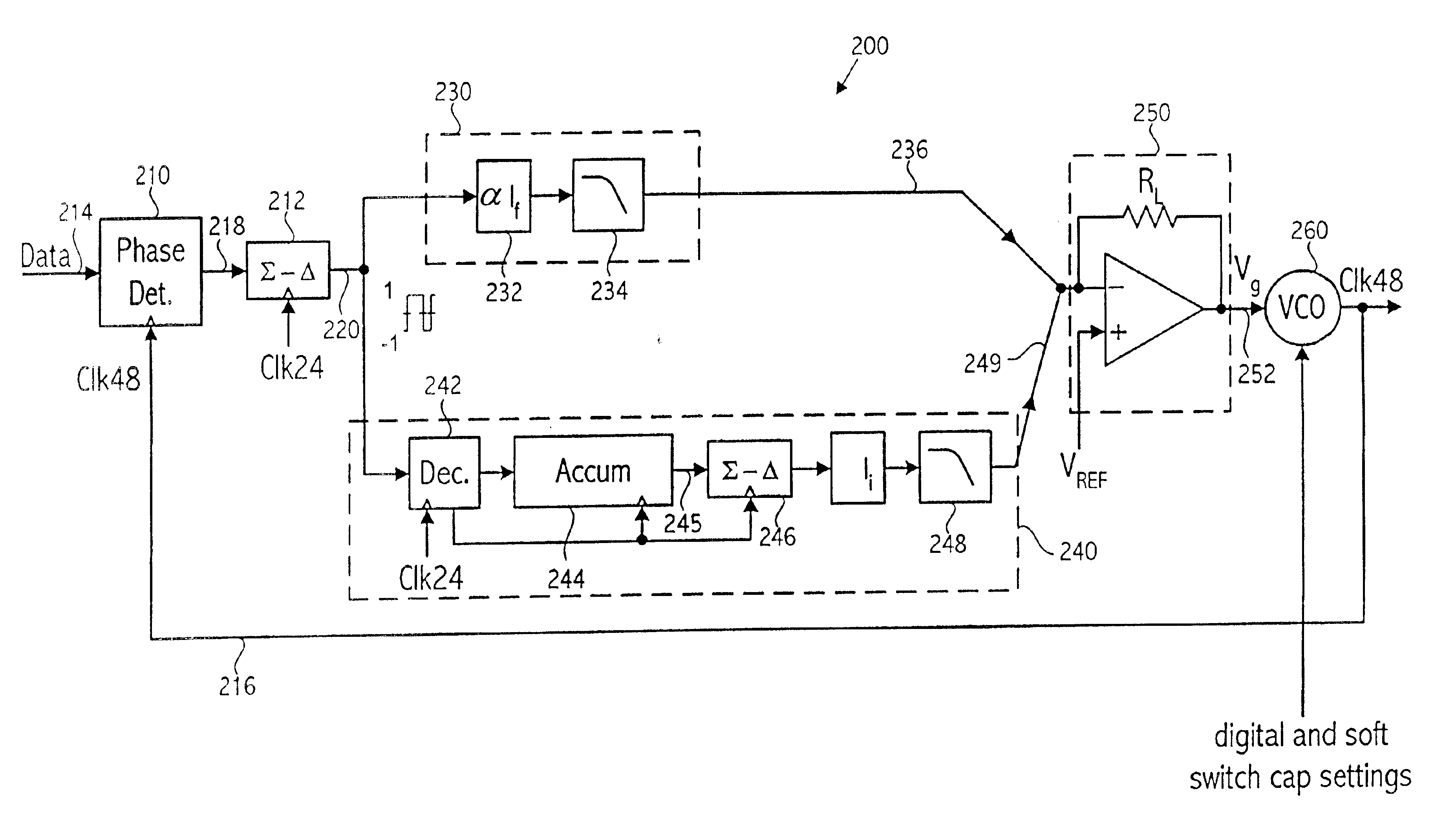 Auto-detection between referenceless and reference clock mode of operation