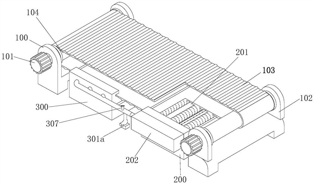 Cleaning type belt powder conveying system and conveying method thereof