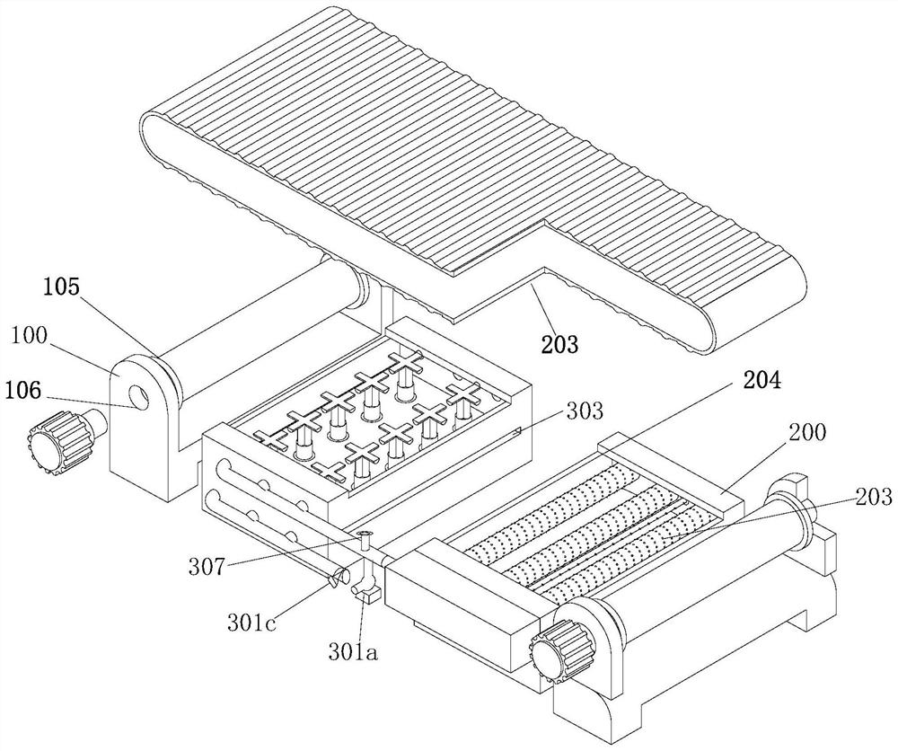 Cleaning type belt powder conveying system and conveying method thereof