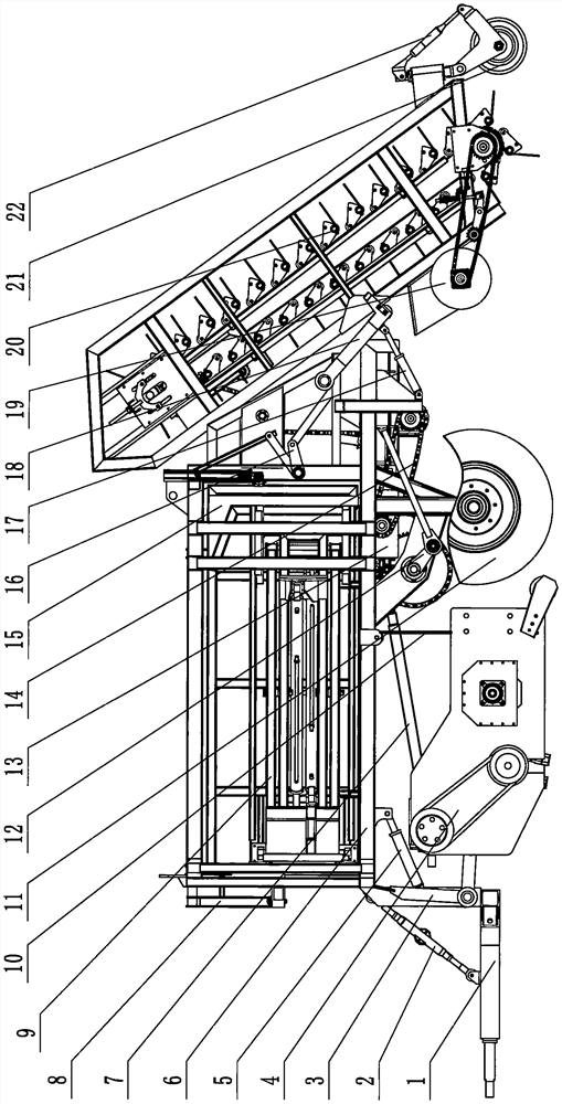 Residual film recycling and straw returning combined operation machine