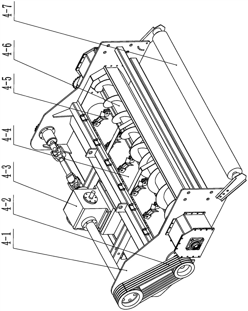 Residual film recycling and straw returning combined operation machine