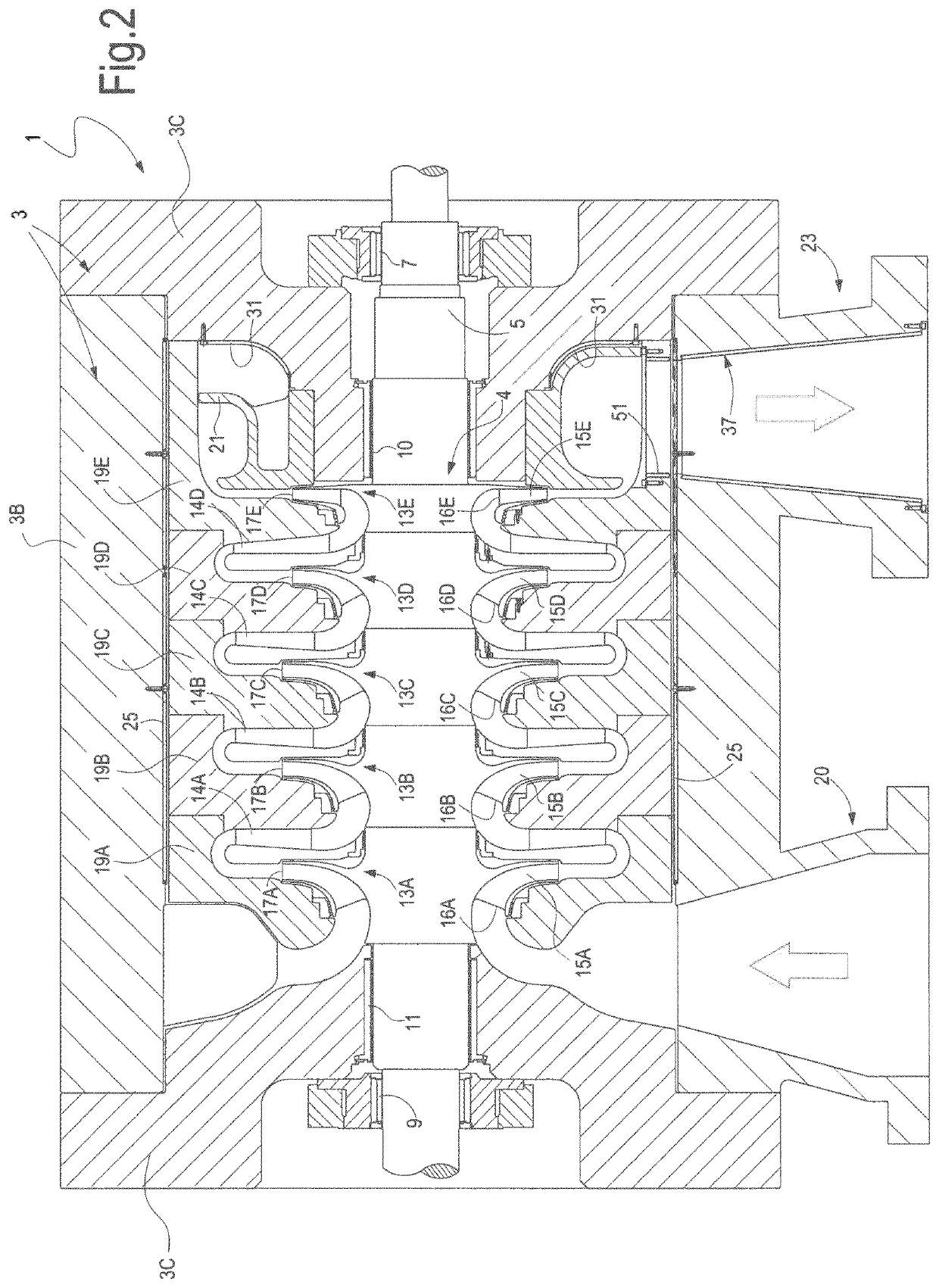 Compressor with a thermal shield and methods of operation