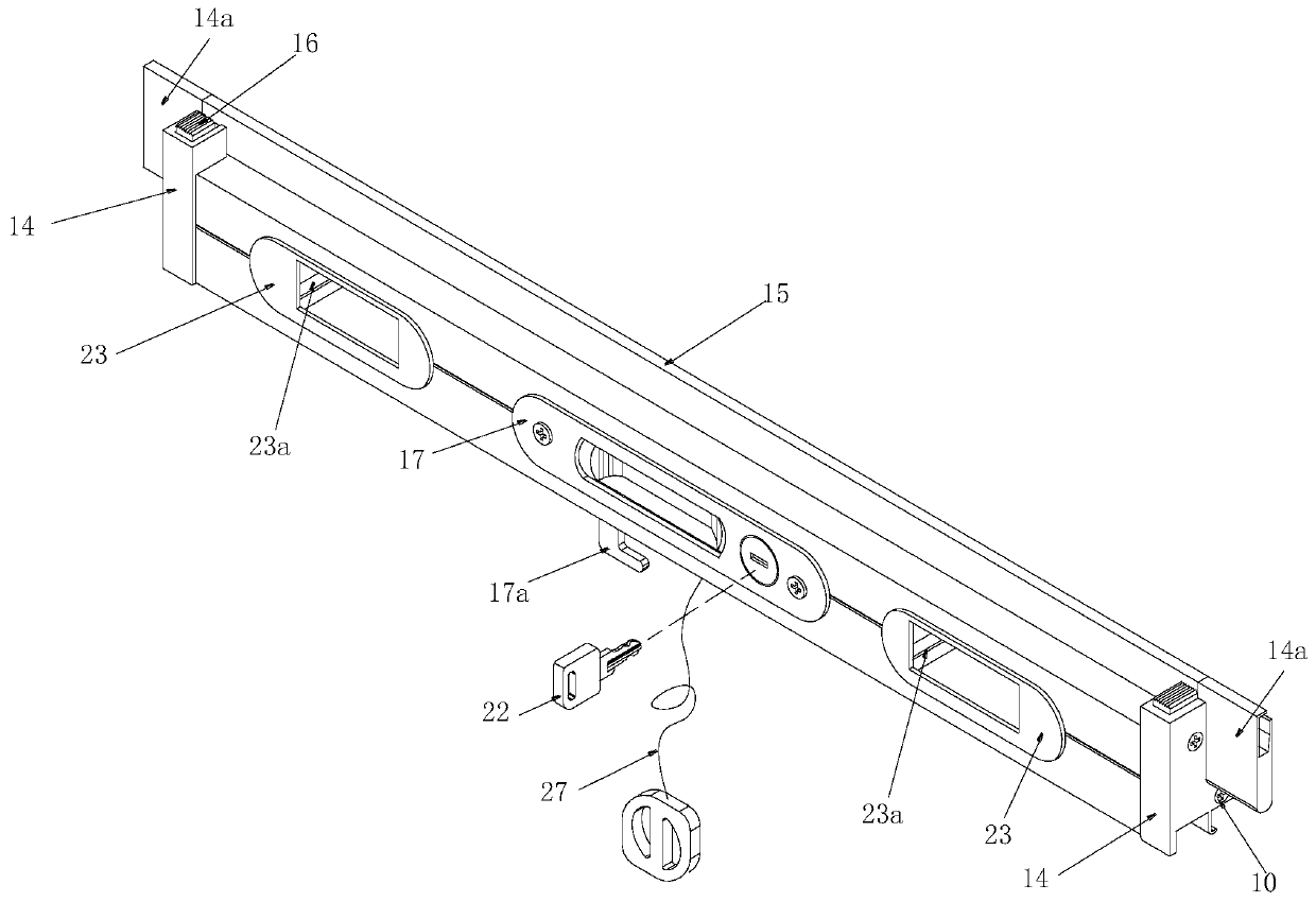 Reel gauze window with high-rise building anti-theft, protecting and anti-falling functions