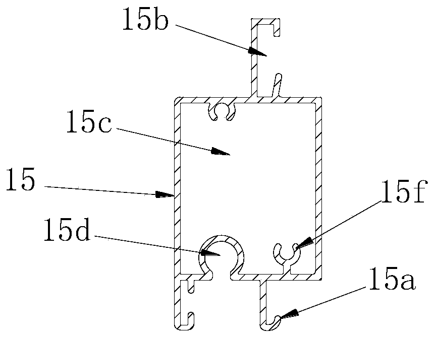 Reel gauze window with high-rise building anti-theft, protecting and anti-falling functions