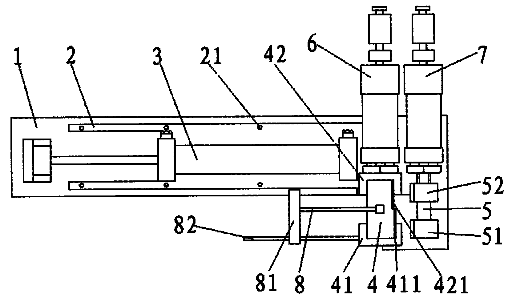 Automatic quick cable-stripping machine