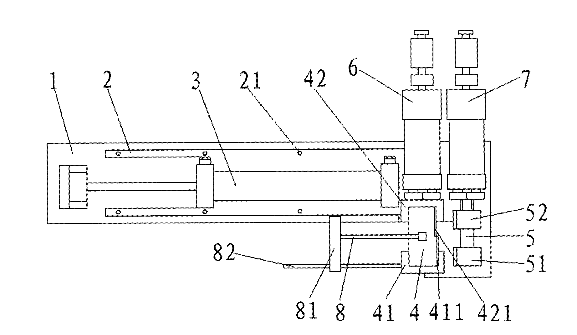 Automatic quick cable-stripping machine