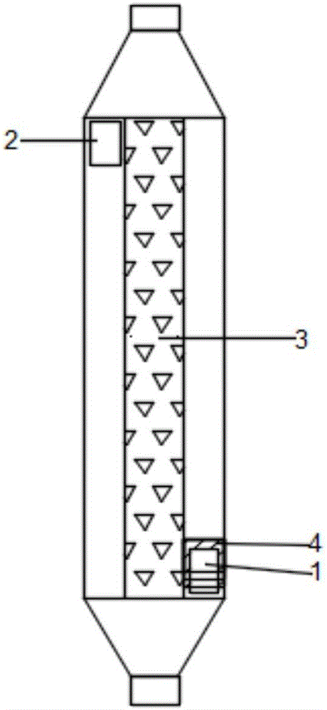 Flue gas purification tower