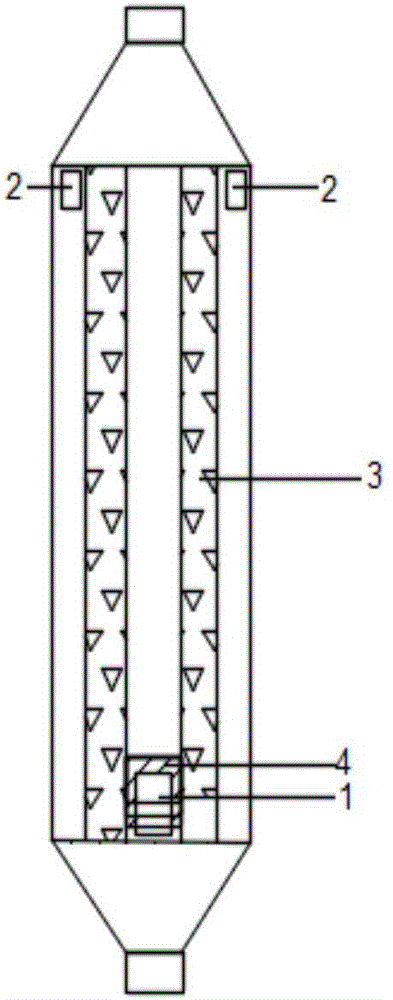 Flue gas purification tower