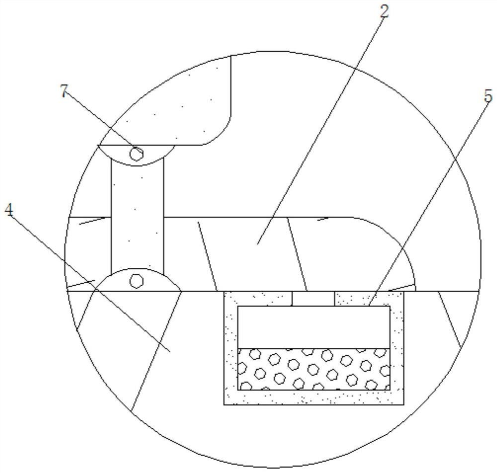 Office furniture-used nail-equidistant fixing device based on photosensitive control