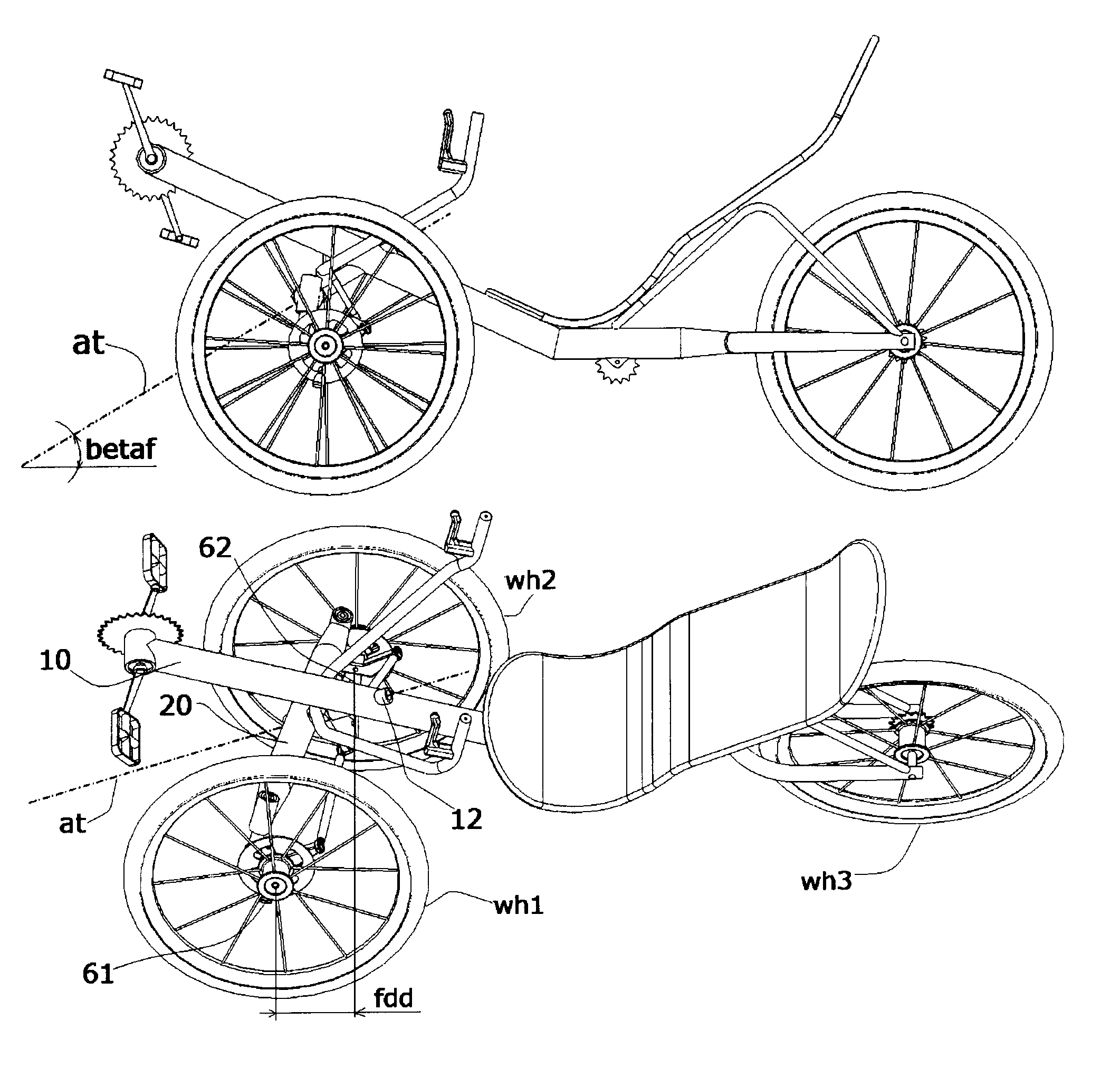 Devices To Let A Tilting Vehicle Lean When Driving And To Keep It Standing When Stopped