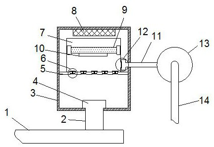 Water-gas separation treatment system of breathing loop pipeline