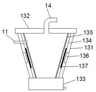 Water-gas separation treatment system of breathing loop pipeline