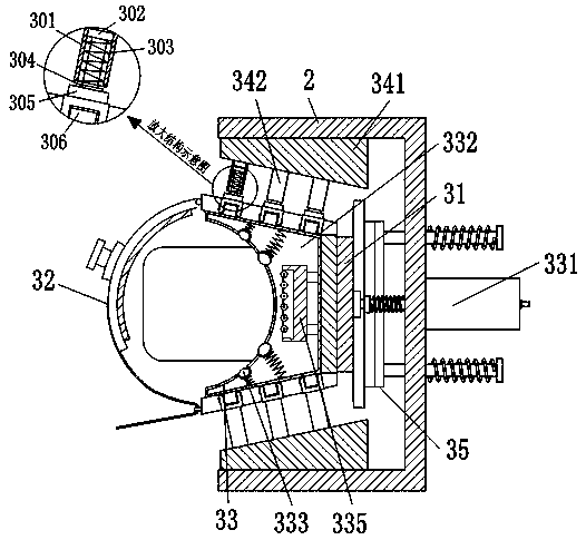 Leg swelling pain massage device