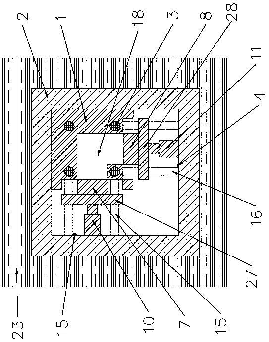 Tectonic coal block type briquette coal triaxial sample preparation device and method with controllable apparent density