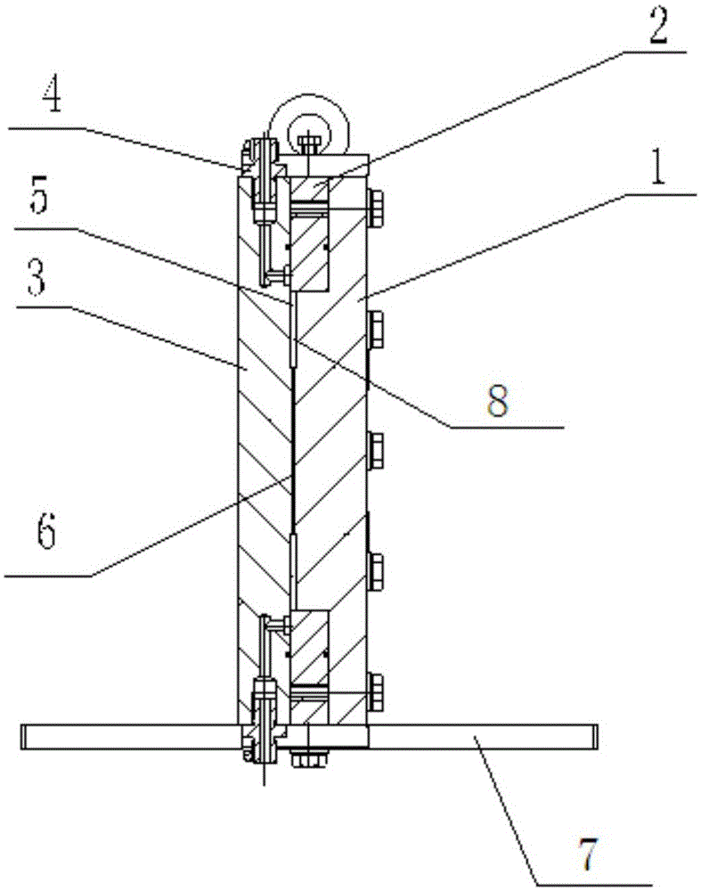 Preparation method of high-temperature composite material sample