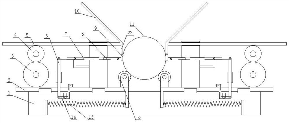 Roller carrier capable of automatically adapting to rolling shaft and automatically locking and application method of roller carrier