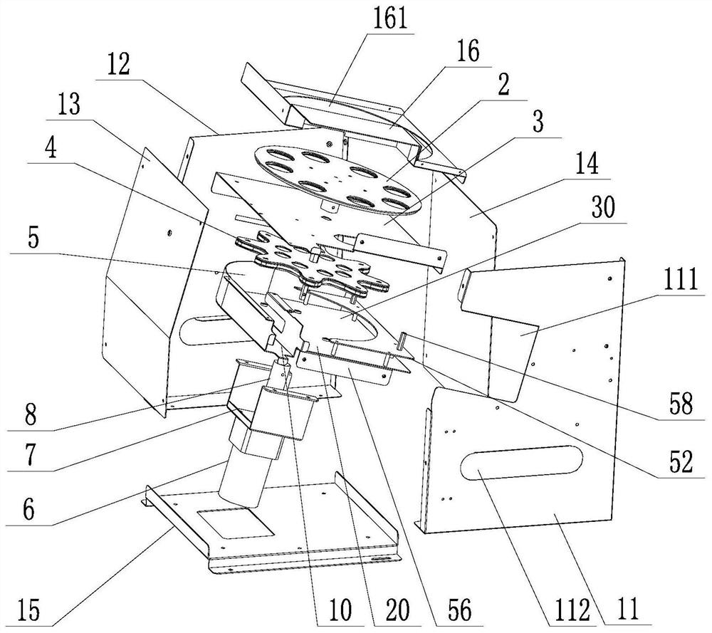 Ball feeding device of disc type game machine