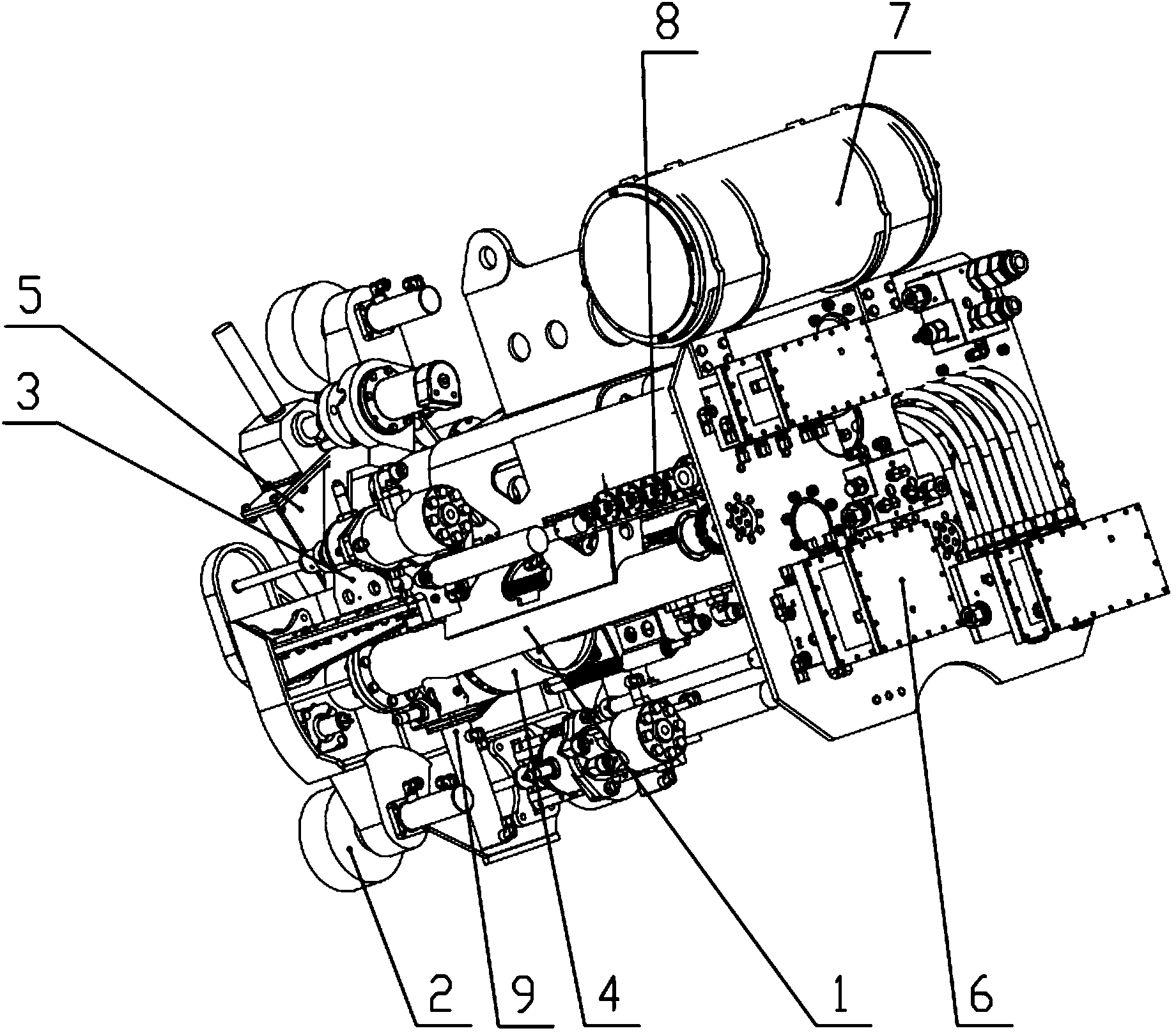 Miniature salvage drilling device and method coordinated with ROV (Remote Operated Vehicle) for marine oil tanker