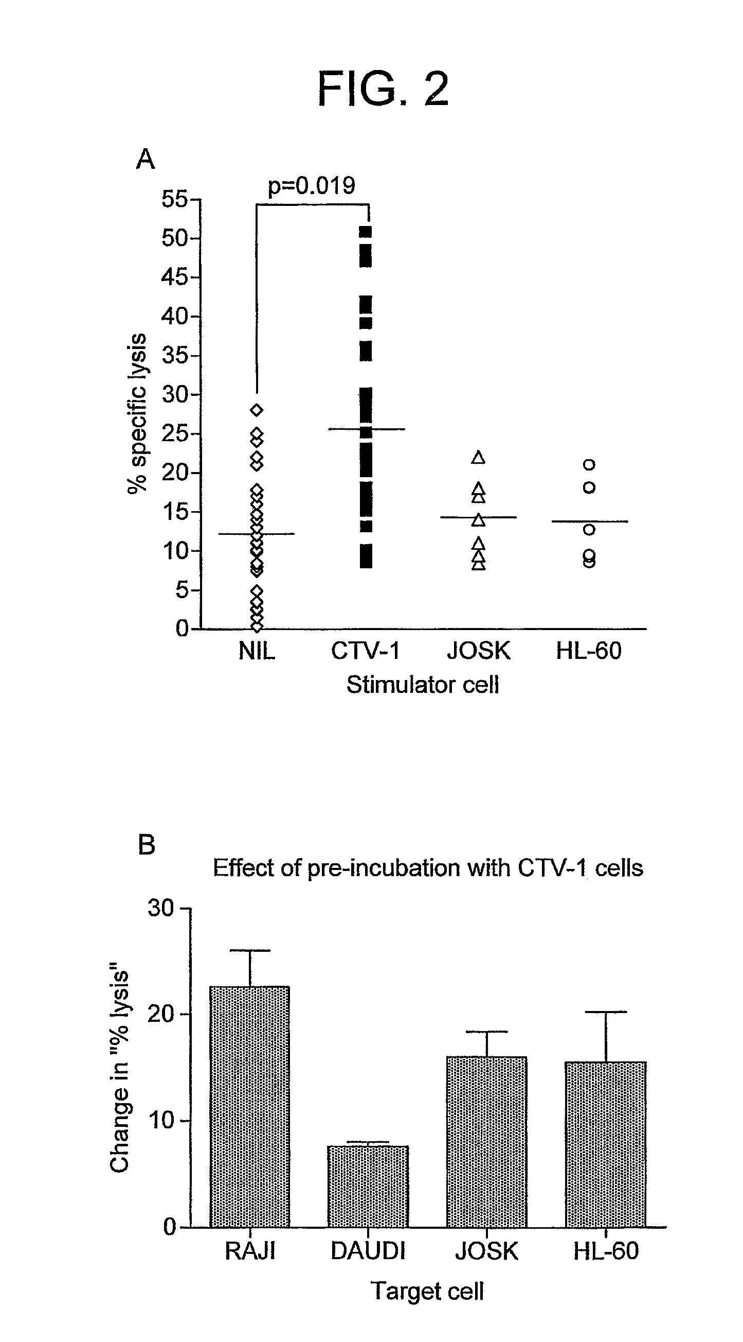 Method for activating natural killer cells by tumor cell preparation in vitro