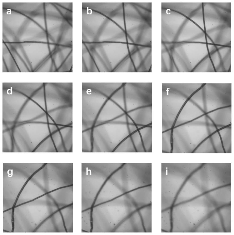 Method for reducing three-dimensional structure of non-woven material through fiber central axis