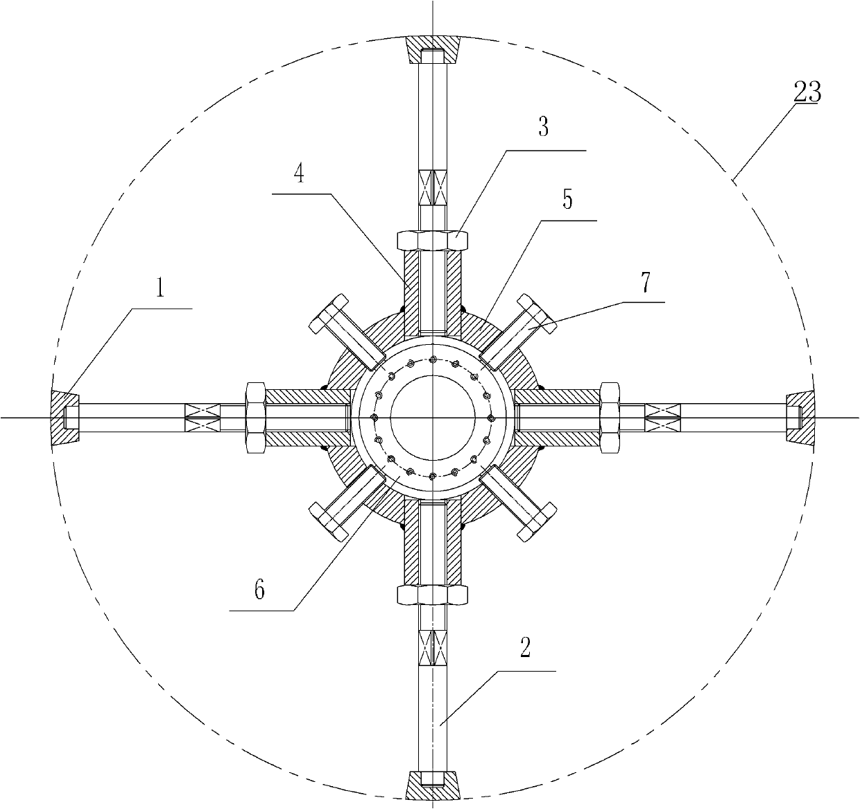 Line-drawing device of wave-proof board