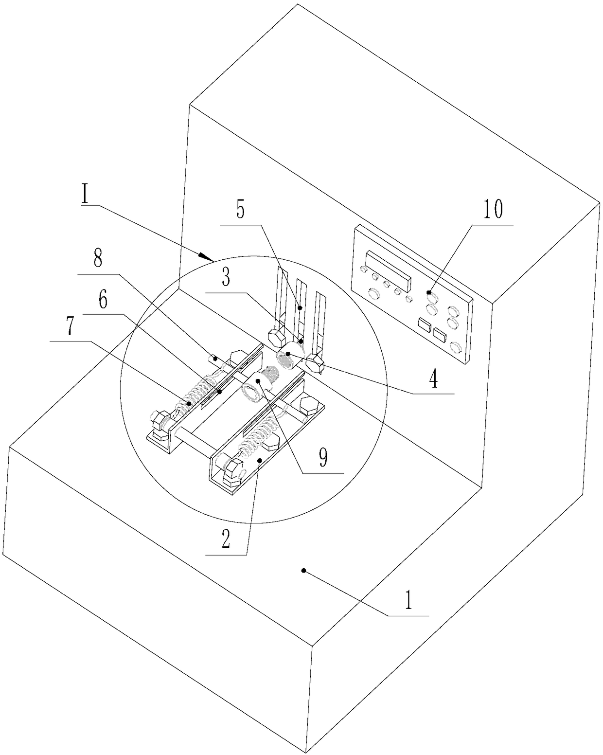 A counting device for fatigue testing of router connector threads