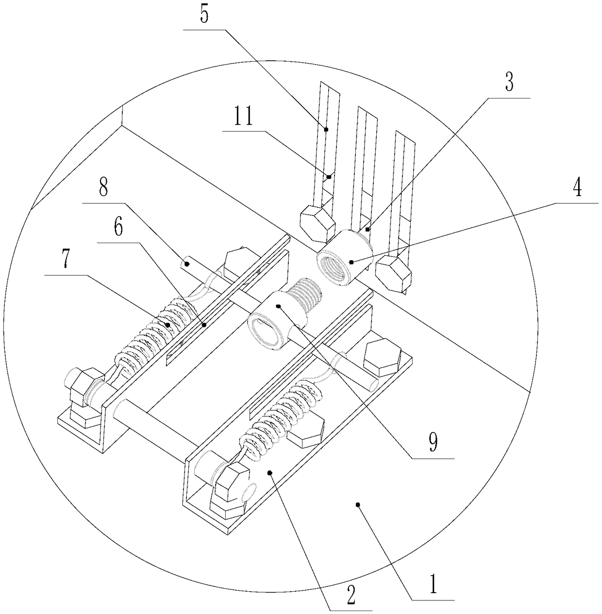 A counting device for fatigue testing of router connector threads