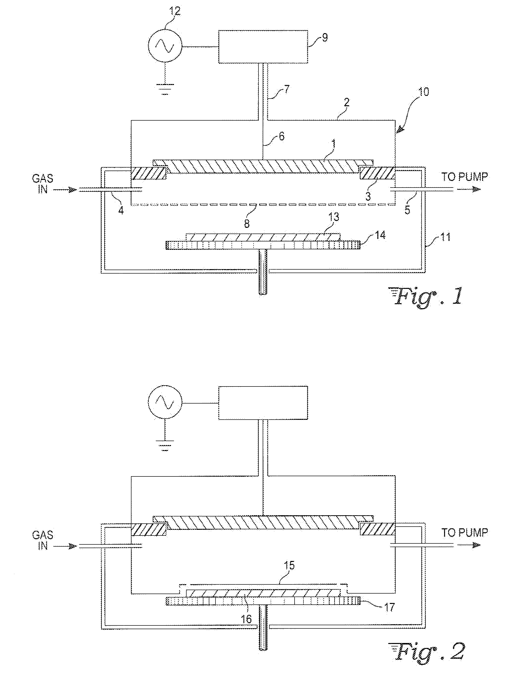 Capacitively coupled remote plasma source with large operating pressure range