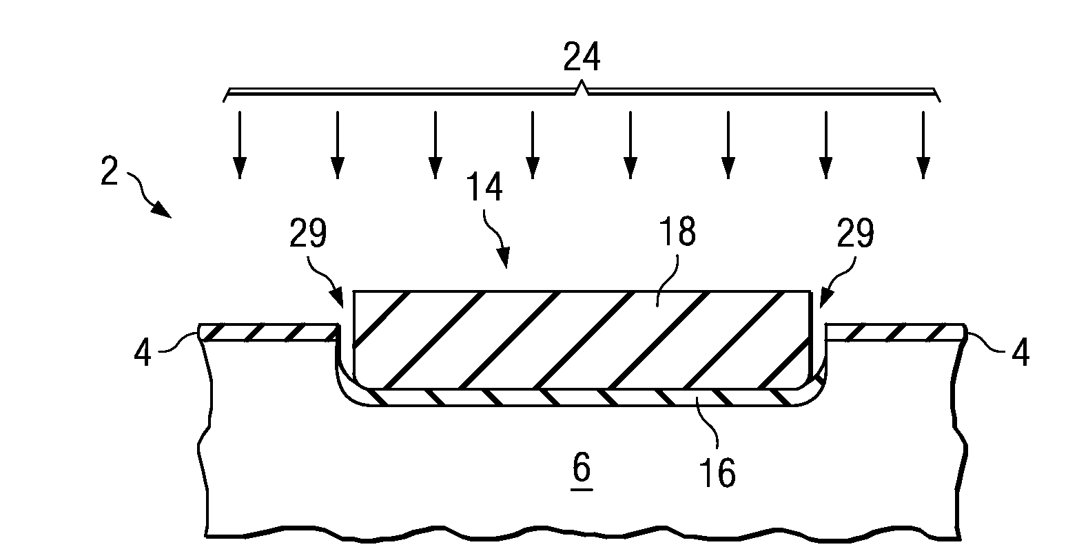 Highly selective liners for semiconductor fabrication