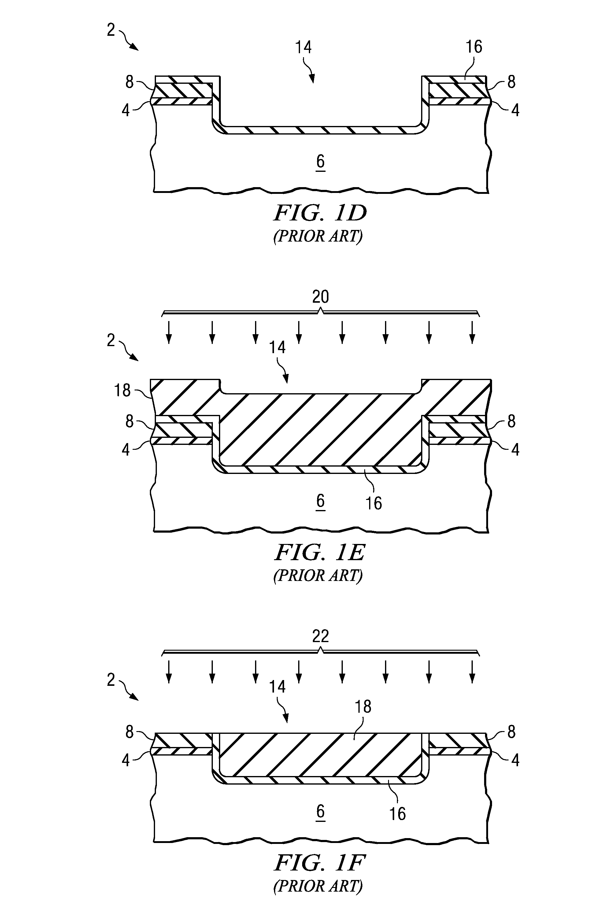 Highly selective liners for semiconductor fabrication