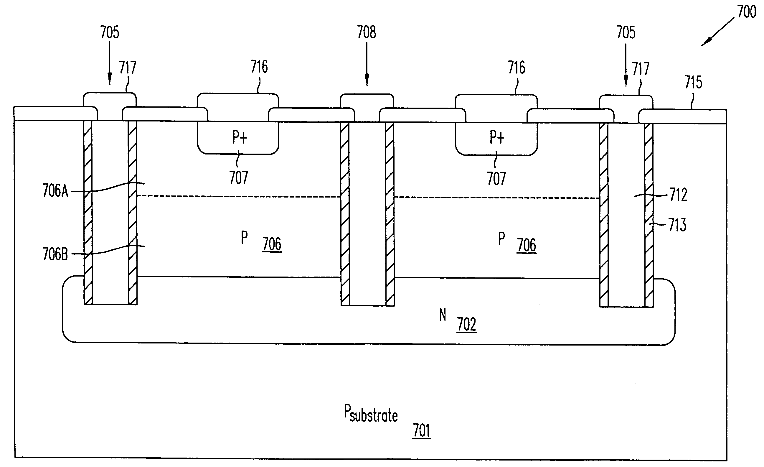 Isolated diode