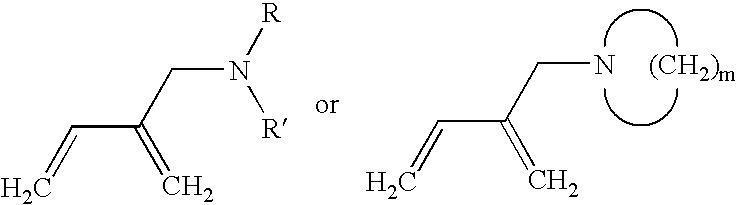 Tire with a tread comprising a rubbery polymer of a functionalized monomer