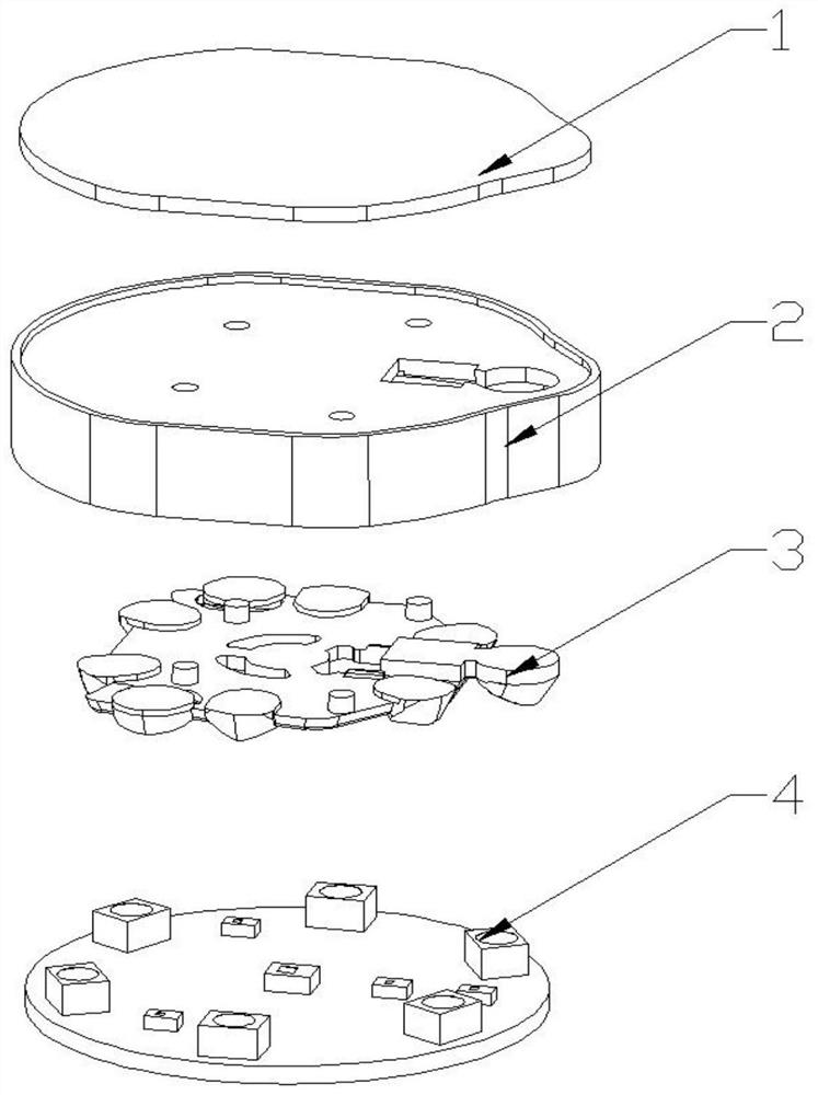 Automobile multifunctional optical sensor and use method thereof