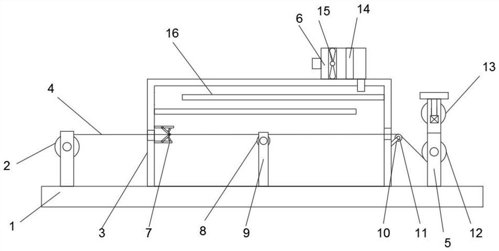 A kind of preparation method of high-performance flame-retardant blended fiber