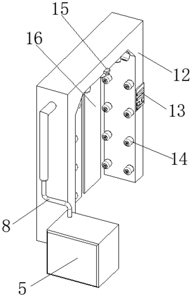 Full-automatic disinfection shower room for pig farm personnel