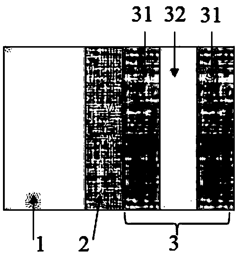 Coating structure with sandwich nano ceramic layer and preparation method of coating structure