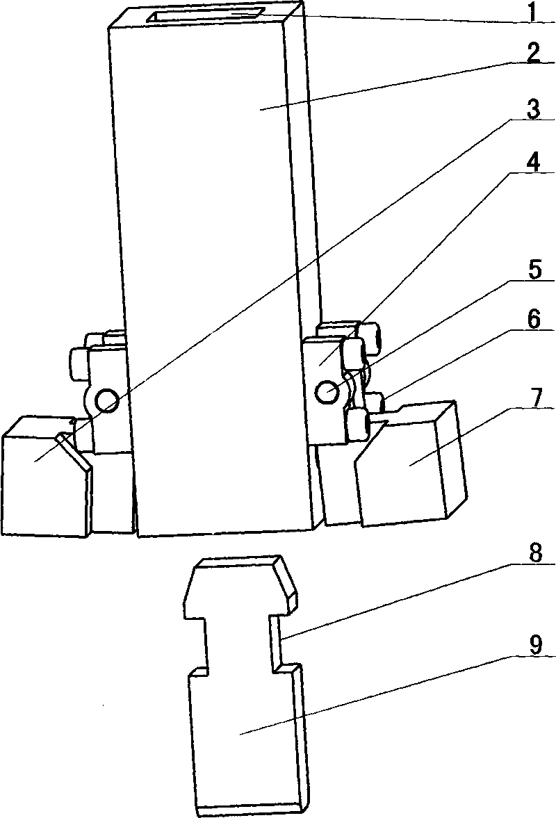 Dual-counterweight mechanical arm for conveniently grabbing workpiece