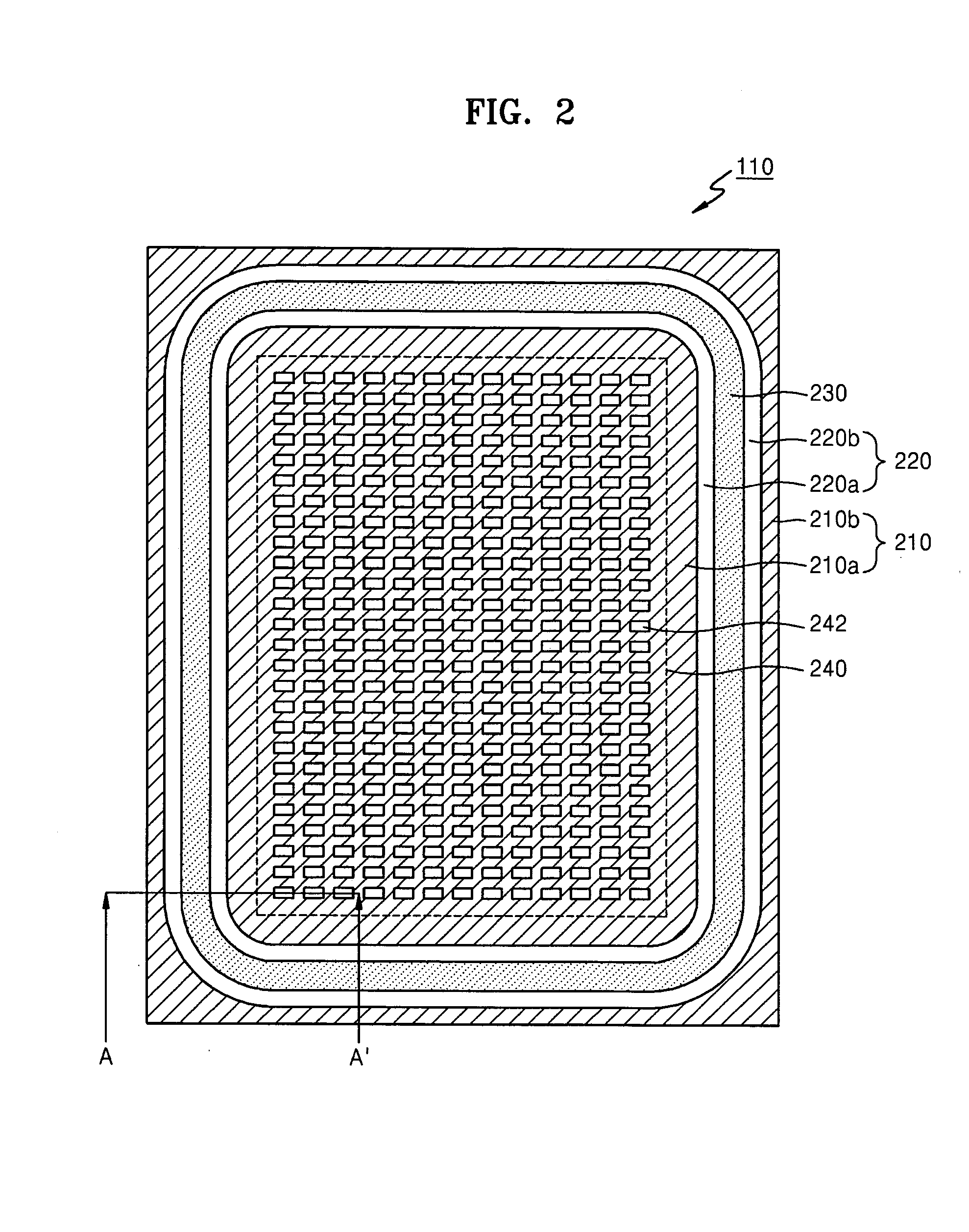 Flat display panel, mother substrate for flat display panel, and method of manufacturing the flat display panel